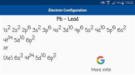 pb 4+ electron configuration.